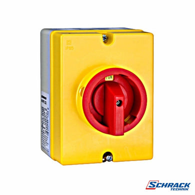 Emerg.-Stop Main Switch 4P, 40A, 15kW, IP65Power & Electrical SuppliesSchrack - Industrial Range