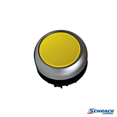Illuminated Push-Button, flat, Spring-Return, YellowPower & Electrical SuppliesSchrack - Industrial Range
