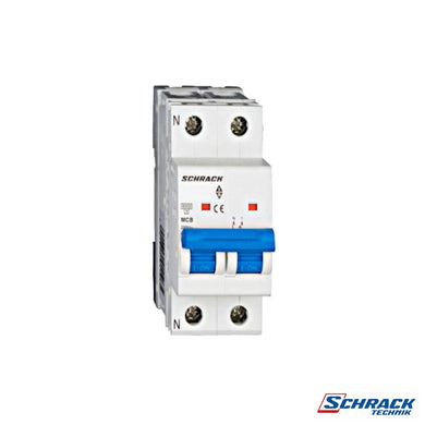 Miniature Circuit Breaker (MCB) Amparo 6kA, C 16A, 1+NPower & Electrical SuppliesSchrack - Commercial RangeAM617616--