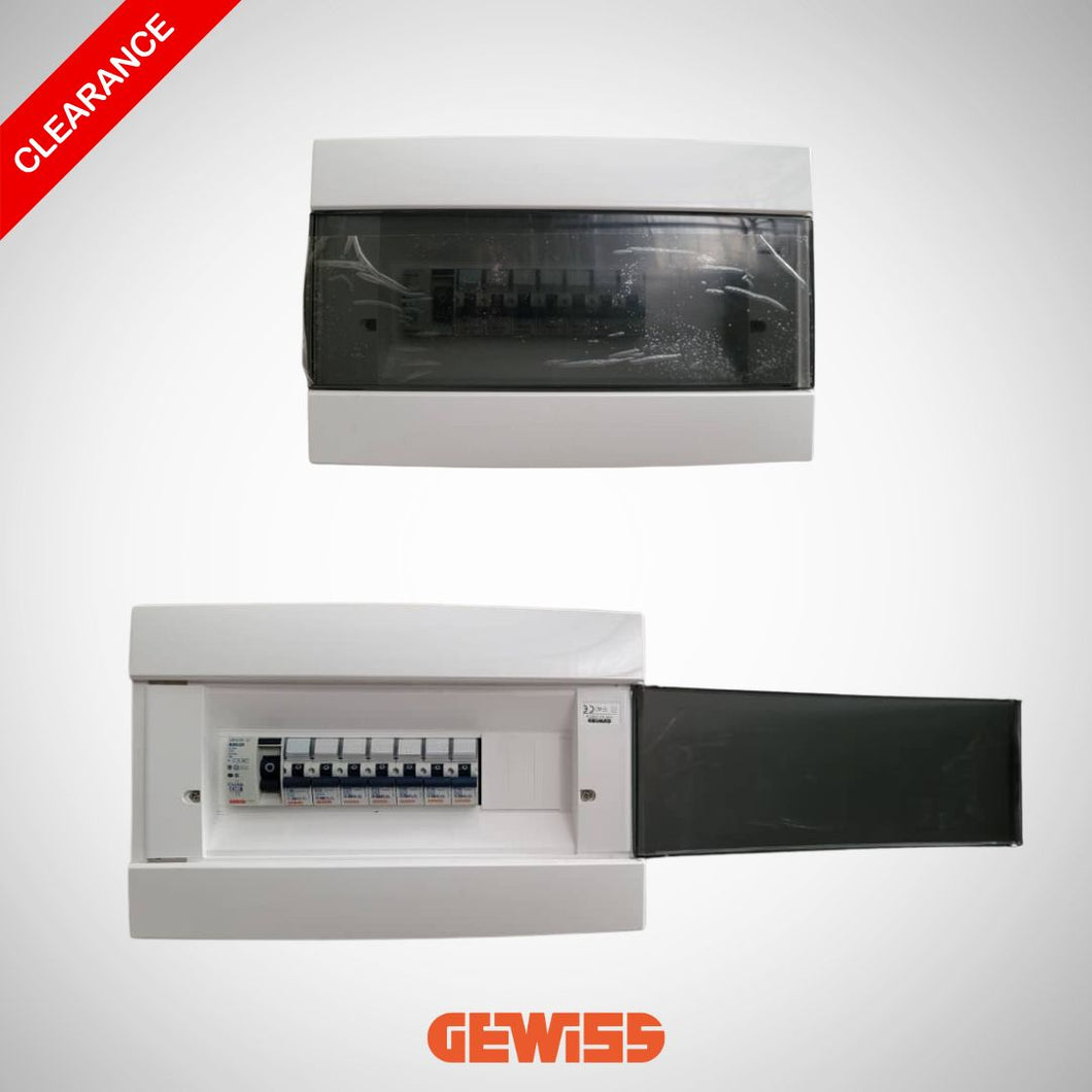 12-WAY WHITE DB KIT 63A E/L+2x10A,3x20A,1x32A+40A