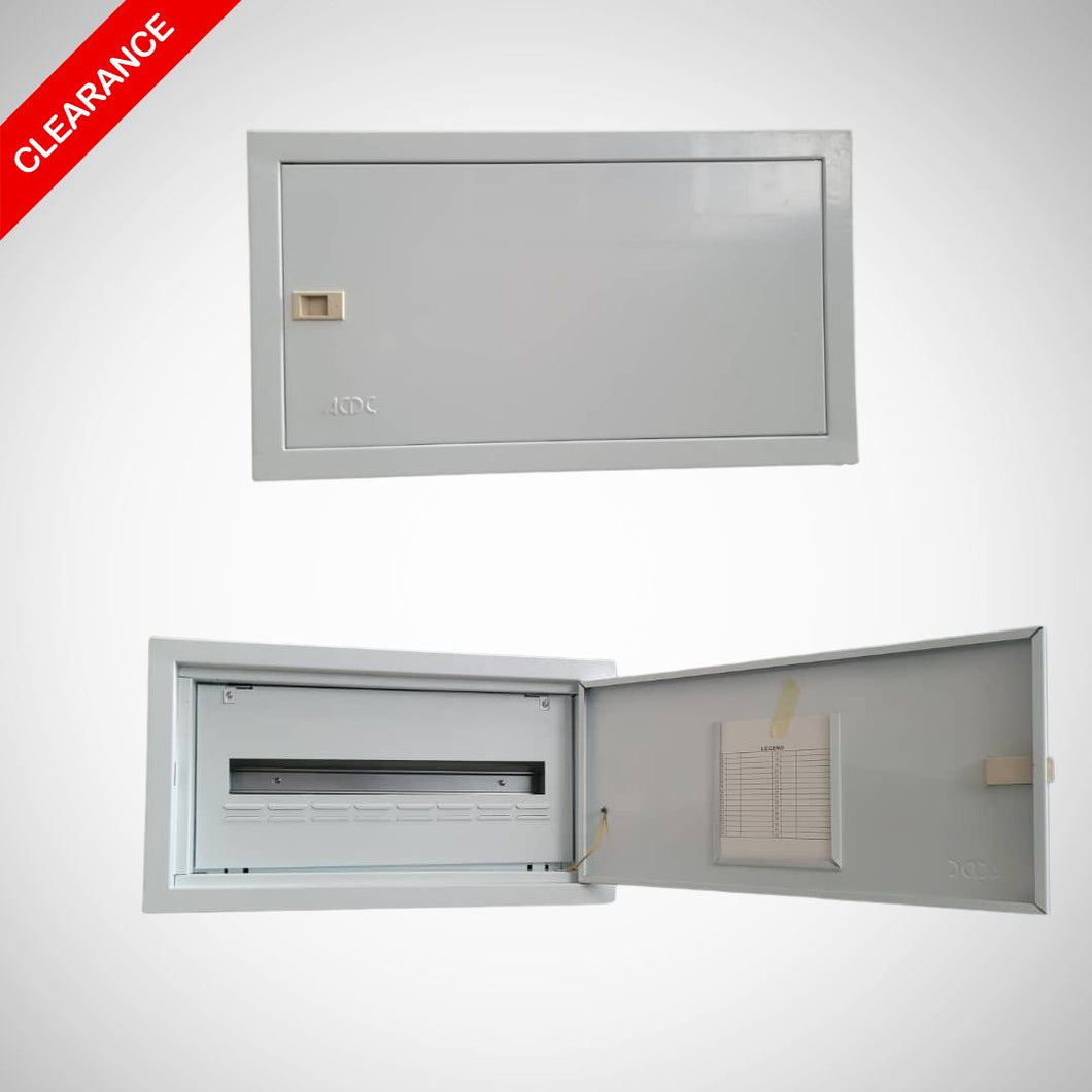 WHITE STEEL DIN DB SURF 23-WAY WITH DOOR