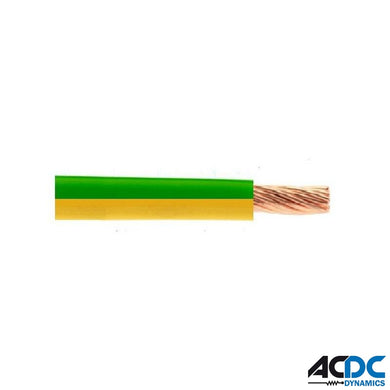 0.5mm Green/Yellow Panel Flex Wire /100mPower & Electrical SuppliesAC/DCA-W501 G/Y
