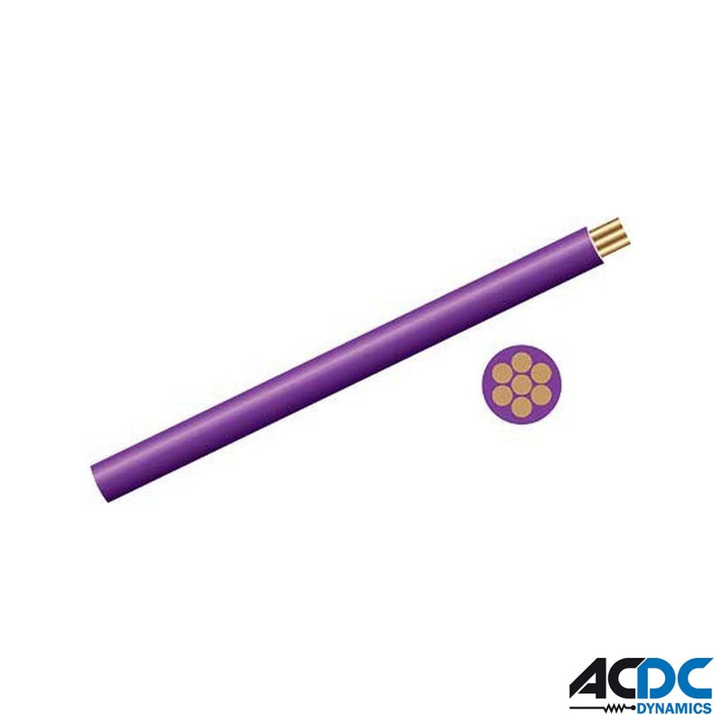 1.0mm Violet GP Wire /100mPower & Electrical SuppliesAC/DCA-W100 V
