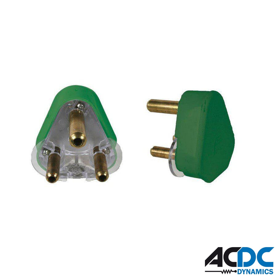 15A Green STD Plug topPower & Electrical SuppliesAC/DCA-A300-GN