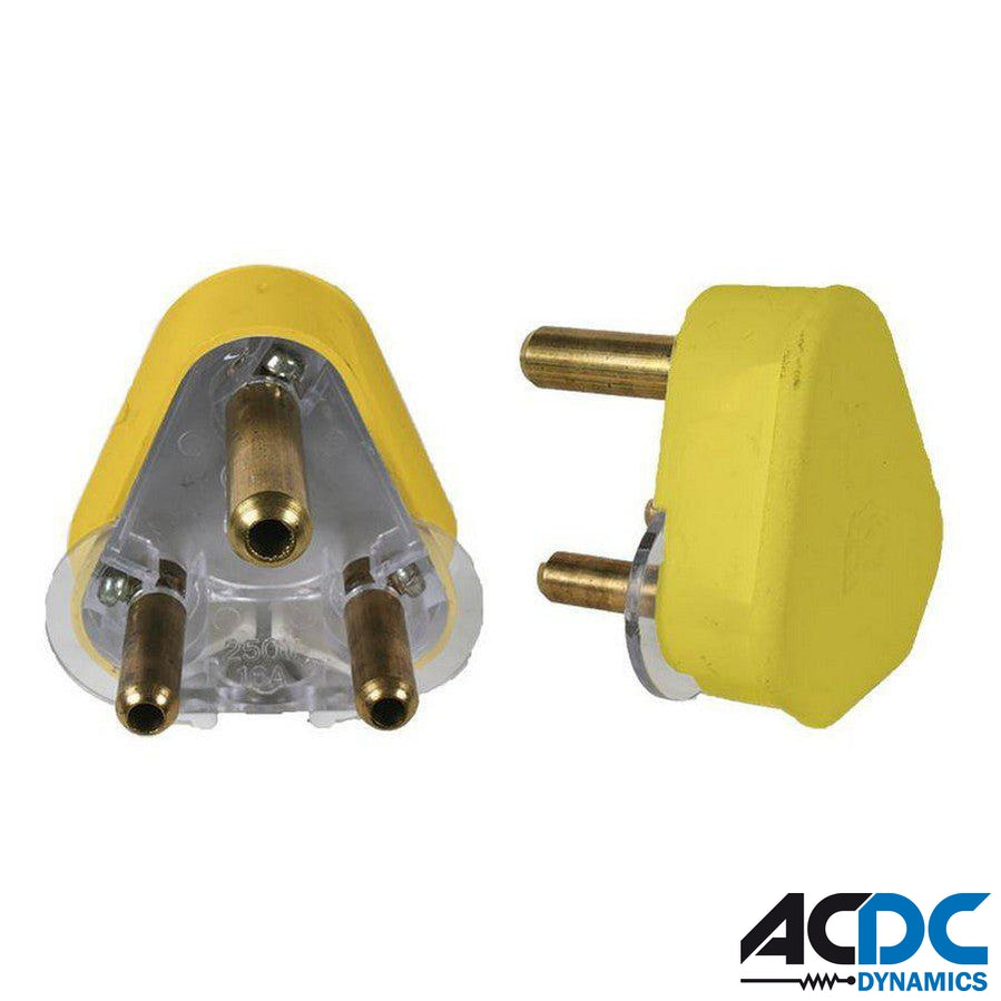 15A Yellow STD Plug topPower & Electrical SuppliesAC/DCA-A300-Y
