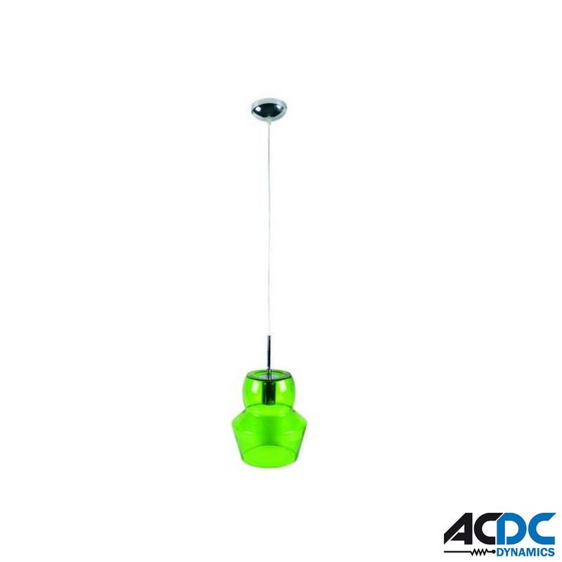 230V 40W E27 Pendant Light Green GlassPower & Electrical SuppliesAC/DCMD96002-1-G