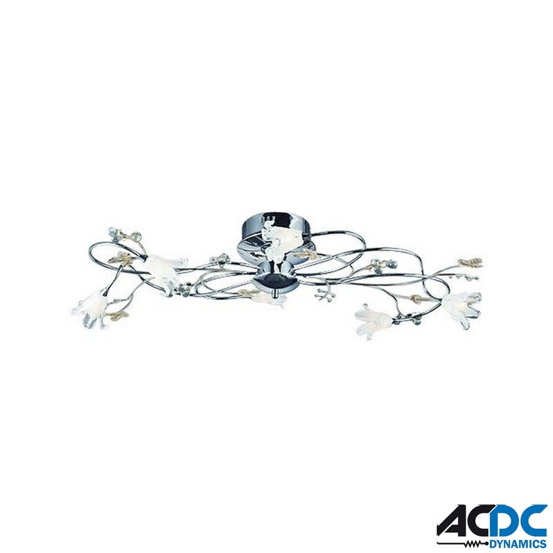 230V/12V Decorative Ceiling Lamp Fitting 6x20W G4 IncludedPower & Electrical SuppliesAC/DCA-MC09055B-6CR