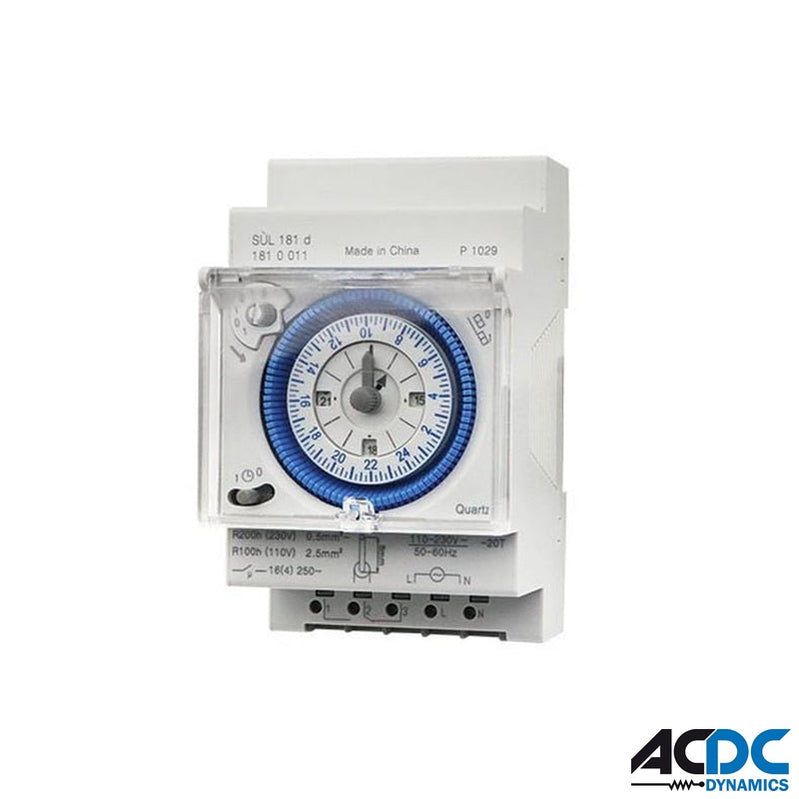 24h Time Switch 230V 200h ReservePower & Electrical SuppliesAC/DC
