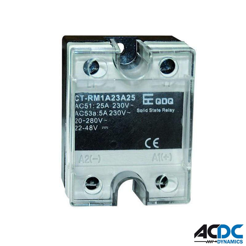 25A SSR IN 20-280VAC/22-48VDC, OUT 600VACPower & Electrical SuppliesAC/DC