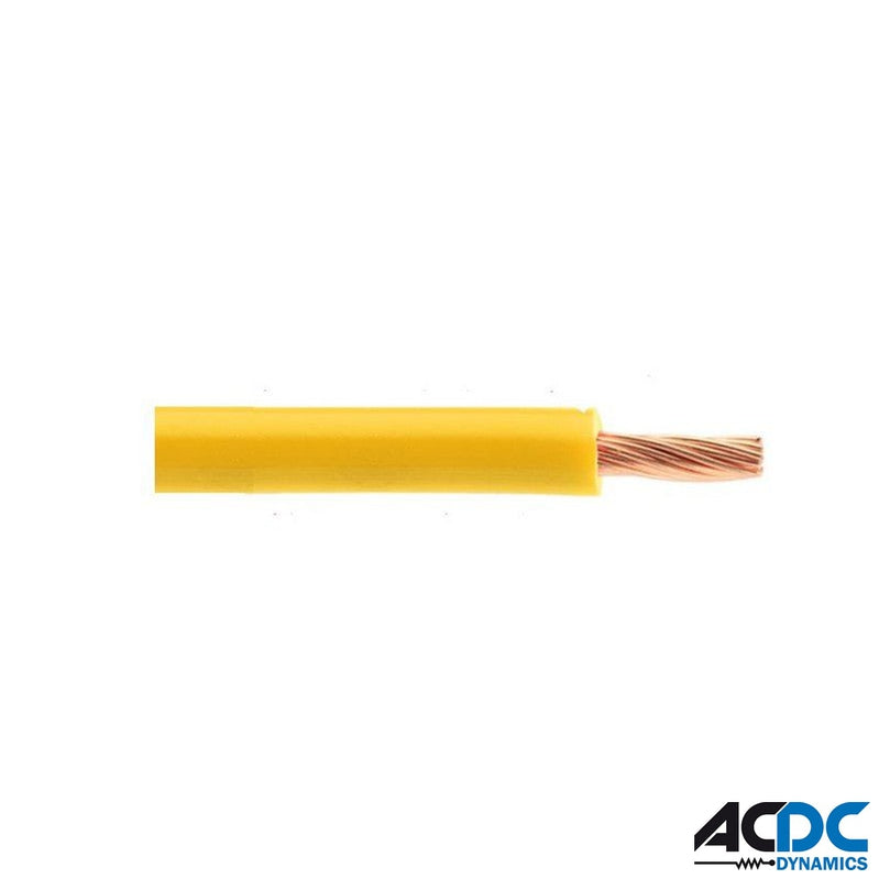 2.5mm Yellow Panel Flex Wire/100mPower & Electrical SuppliesAC/DCA-W505 Y