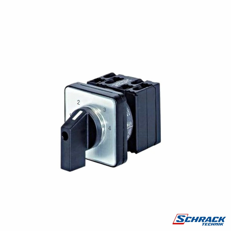 4 Step Selector Switch 3 Pole, 20A, without 0 Pos, 1-2-3-4Power & Electrical SuppliesSchrack - Industrial Range
