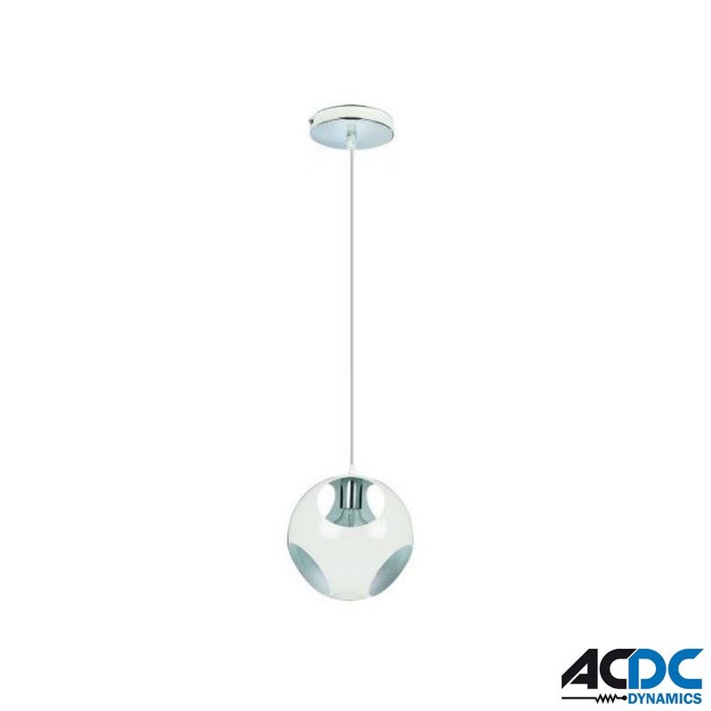 60W E27 White Metal Pendant Light Fitting 250mm Dia.Power & Electrical SuppliesAC/DCAL-MD6703S-W