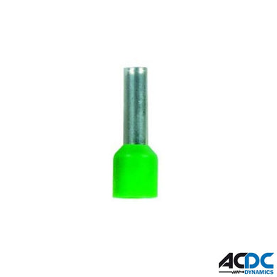 6mm Green Bootlace Ferrules /100Power & Electrical SuppliesAC/DCA-E6012-100