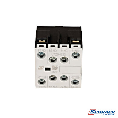 Aux Contact for Aux.Contactor, 2 NO + 2 NC , 1 NO + 1 NC mswPower & Electrical SuppliesSchrack - Industrial Range
