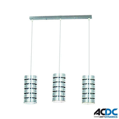 Bar Cord 3 Pendant Fitting - White Bottom Coating 1000mmPower & Electrical SuppliesAC/DCFY-MD-3007-3