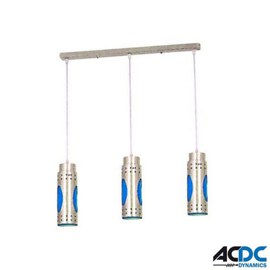 Bar Cord 3 Tier Pendant Light Fitting - Blue 1000mmx500mmPower & Electrical SuppliesAC/DCFY-MD-3003-3A-B