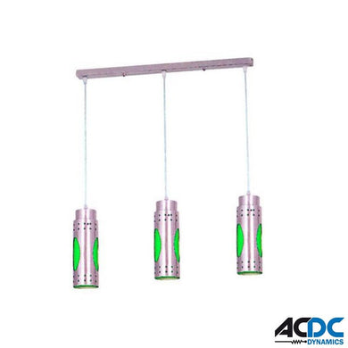 Bar Cord 3 Tier Pendant Light Fitting - Green 1000mmx500mmPower & Electrical SuppliesAC/DCFY-MD-3003-3A-G