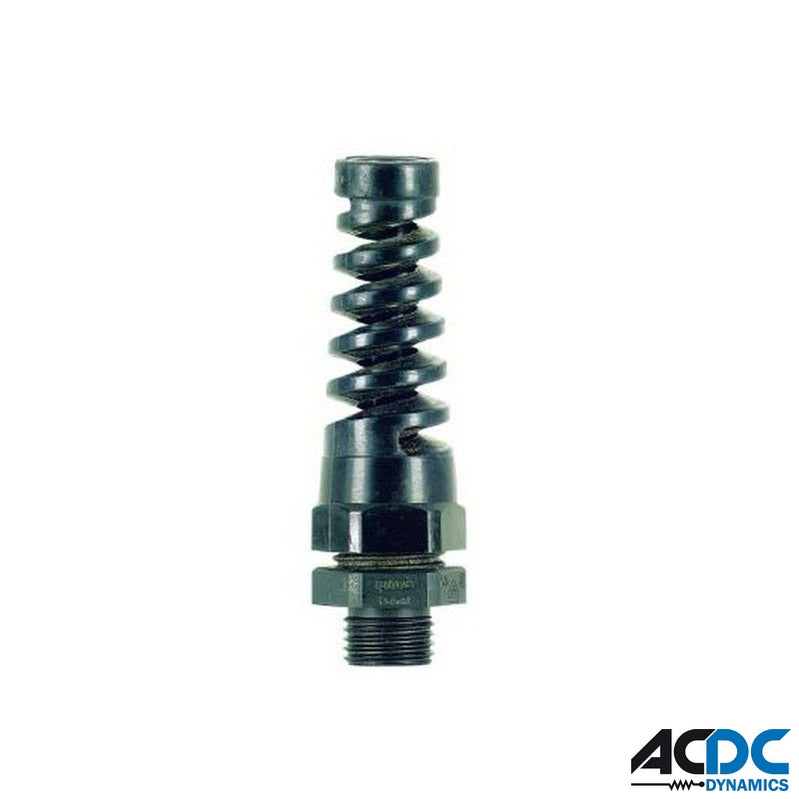 Black Flex-Protecting 20mm Gland for Cable 11-6mmCable AccessoriesAC/DC DynamicsA-MG20A-P-10B