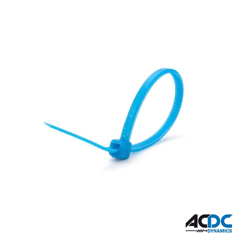 Cable Ties 140L x 2.5W UV. Blue /100Power & Electrical SuppliesAC/DCA-GT140-BL