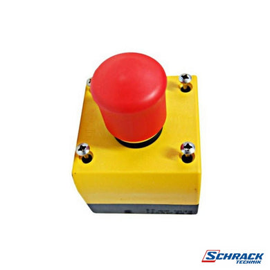 Compl. Enclosure, `Emergency Off´ Mushroom Button, 1NO+1NCPower & Electrical SuppliesSchrack - Industrial Range