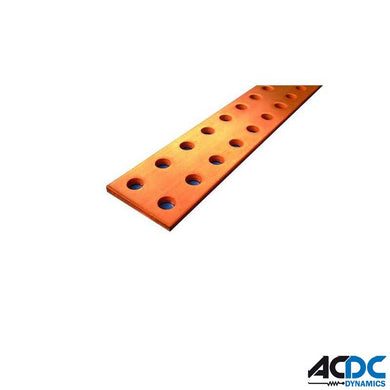 Copper Bar Double Perforated 100X5X1750mmPower & Electrical SuppliesAC/DCA-BD100X5
