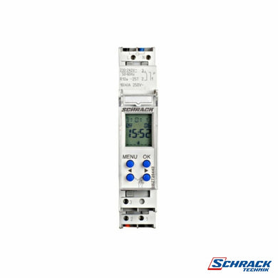 Digital weekly Time Switch, 1 C/O Contact, smallPower & Electrical SuppliesSchrack