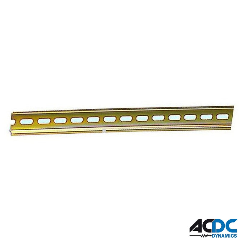 Din 35 Slotted YelLow Steel RailL 2mPower & Electrical SuppliesAC/DCA-DR35S