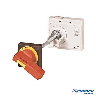 Door coupling rotary handle, 2 x lockable, red/yellowPower & Electrical SuppliesSchrack - Industrial RangeMC496618--