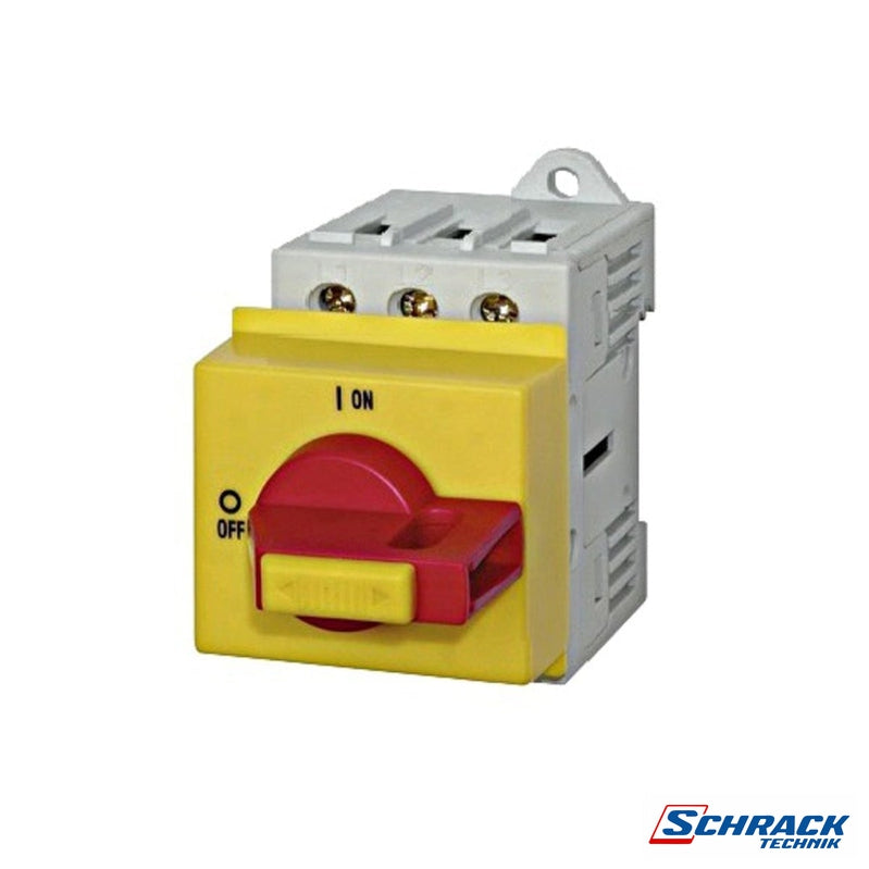 Emerg.-Stop Main Switch 3P, Modular, 100A, 37kWPower & Electrical SuppliesSchrack - Industrial Range