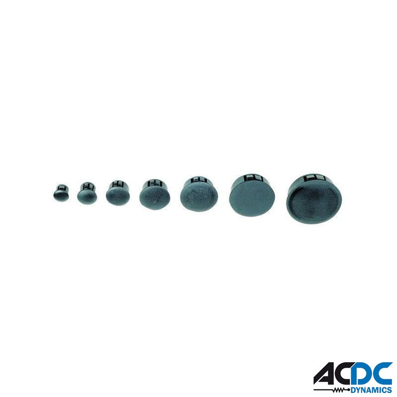 Hole Plug Black 8mm /10Cable AccessoriesAC/DC DynamicsA-HP-08/10