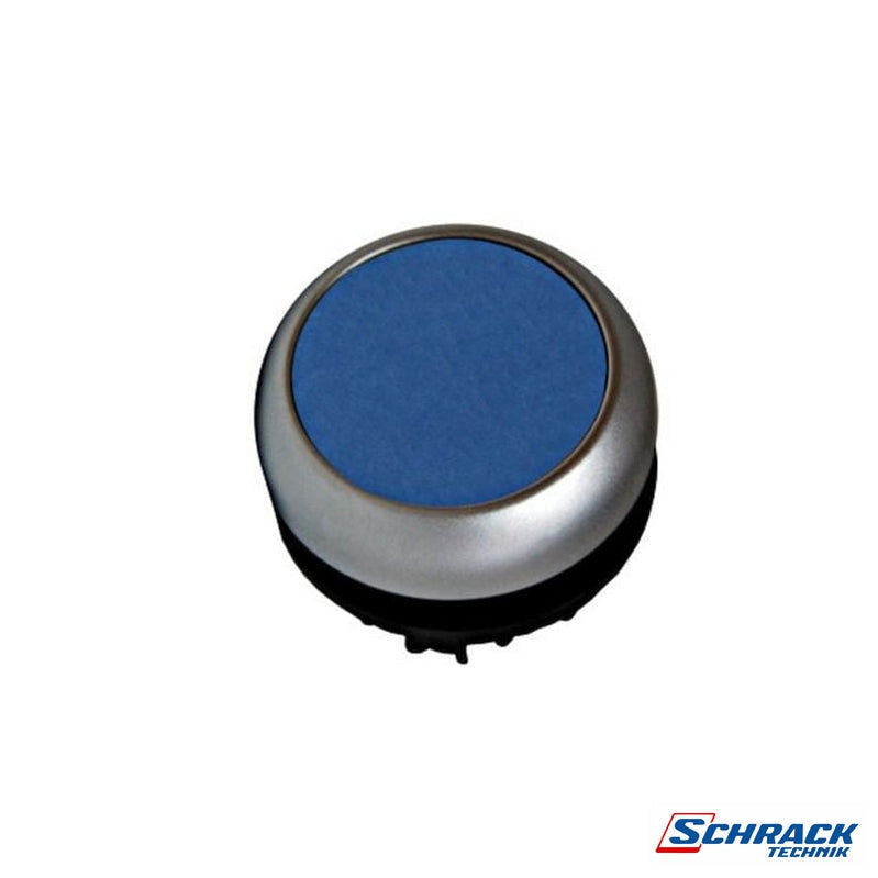 Illuminated Push-Button, flat, Stay-Put, BluePower & Electrical SuppliesSchrack - Industrial Range