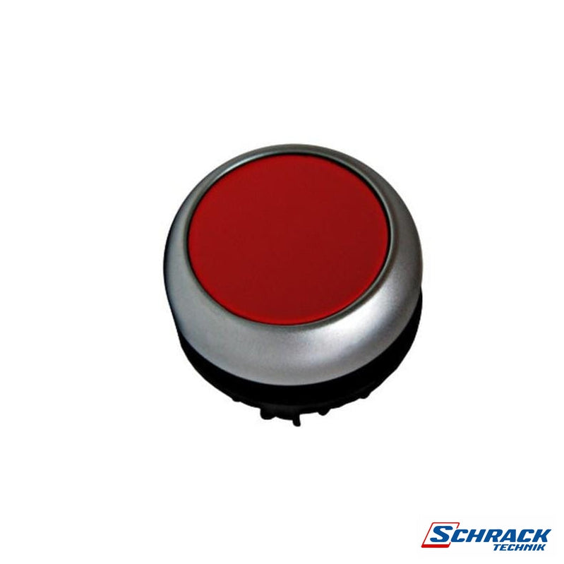 Illuminated Push-Button, flat, Stay-Put, RedPower & Electrical SuppliesSchrack - Industrial Range