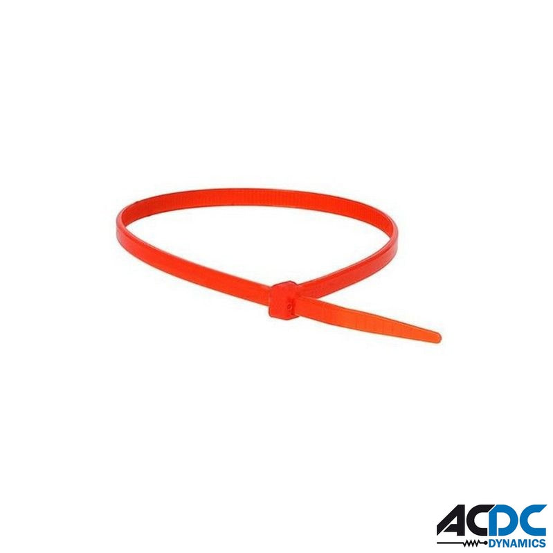 Insulok Nylon Cable Ties 305L X 4.7W Red /100Power & Electrical SuppliesAC/DCA-T50IRD