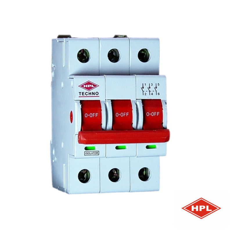 Isolator (HPL) 3 Pole 125APower & Electrical SuppliesHPL