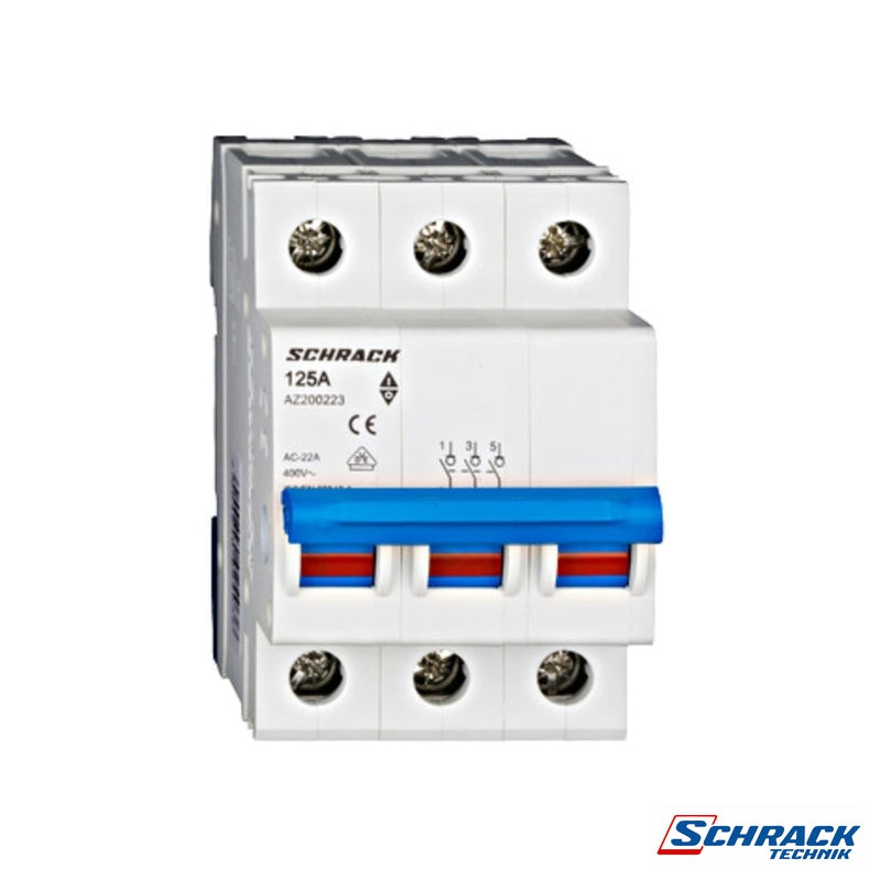 Main Load-Break Switch (Isolator) 125A, 3-PolePower & Electrical SuppliesAmparo