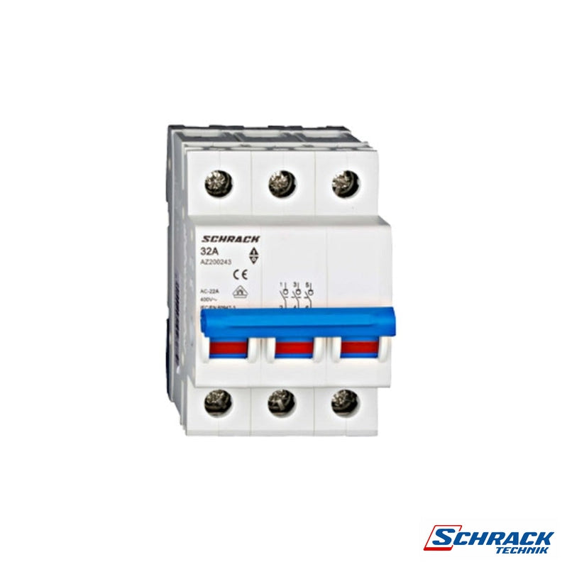 Main Load-Break Switch (Isolator) 32A, 3-PolePower & Electrical SuppliesAmparo