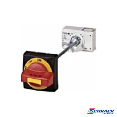 Main switch set for MC1 with door interlock, red/yellow, MC1Power & Electrical SuppliesSchrack - Industrial RangeMC196632--