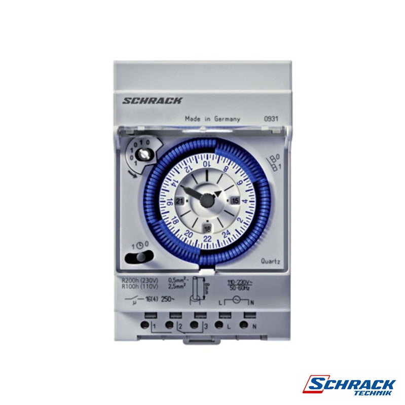 Mechanical Time Switch quarz 1C/O, 3MWPower & Electrical SuppliesSchrack
