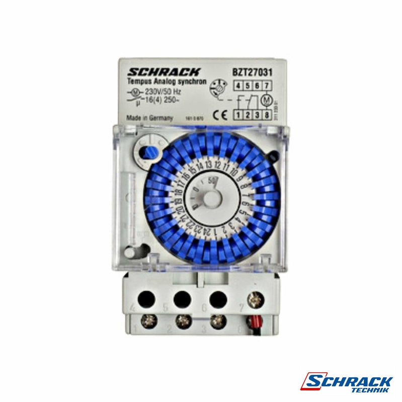 Mechanical Time Switch syncron 1C/O, 3MWPower & Electrical SuppliesSchrack