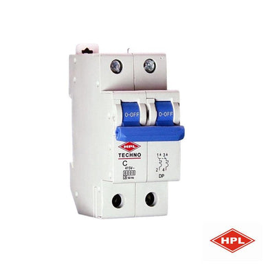 Miniature Circuit Breaker (HPL) 2 Pole 6KA Type C 25APower & Electrical SuppliesHPL