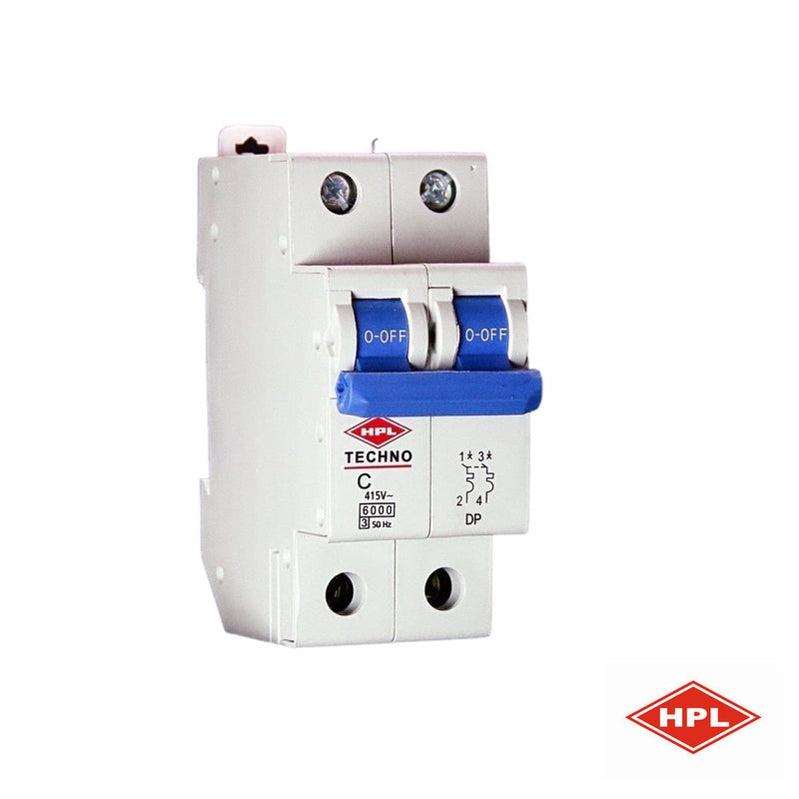 Miniature Circuit Breaker (HPL) 2 Pole 6KA Type C 32APower & Electrical SuppliesHPL