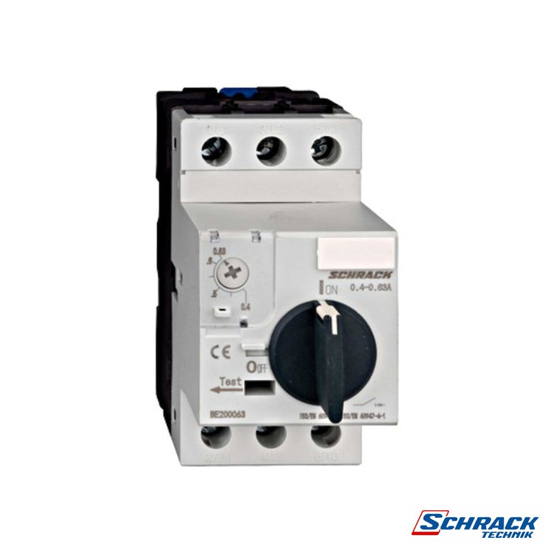 Motor Protection Circuit Breaker BE2, 3-Pole, 0,4-0,63APower & Electrical SuppliesCubico