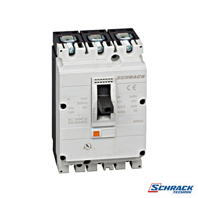 Moulded Case Circuit Breaker Type A, 3-Pole, 36kA, 63A BTPower & Electrical SuppliesSchrack - Commercial RangeMZ163431B-