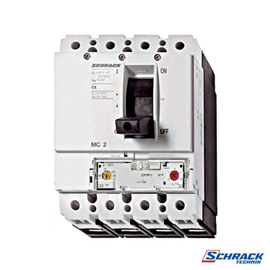 Moulded Case Circuit Breaker Type A, 4-Pole, 25kA, 200APower & Electrical SuppliesSchrack - Industrial RangeMC220141--