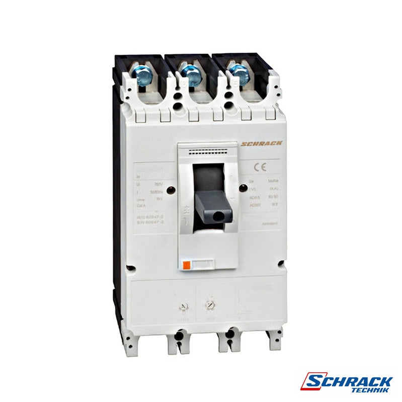 Moulded Case Circuit Breaker Type VE, 3-Pole, 70kA, 630APower & Electrical SuppliesSchrack - Commercial RangeMZ363333--
