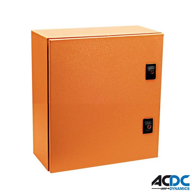 Orange M.Steel Enclosure 600x600x260 IP65Power & Electrical SuppliesAC/DC