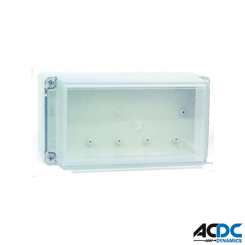 Polycarb HousIng Clear LID125x85x85 IP65Power & Electrical SuppliesAC/DC