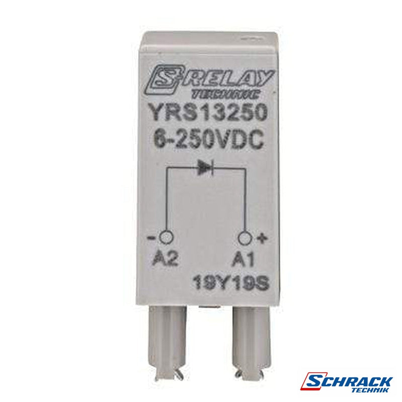 Protection diode Module 6-250VDC for RS SocketPower & Electrical SuppliesSchrack