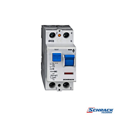 Residual Current Circuit Breaker 25A, 2-p, 30mA,type AC, 6kAPower & Electrical SuppliesSchrack - Industrial RangeBC602203--