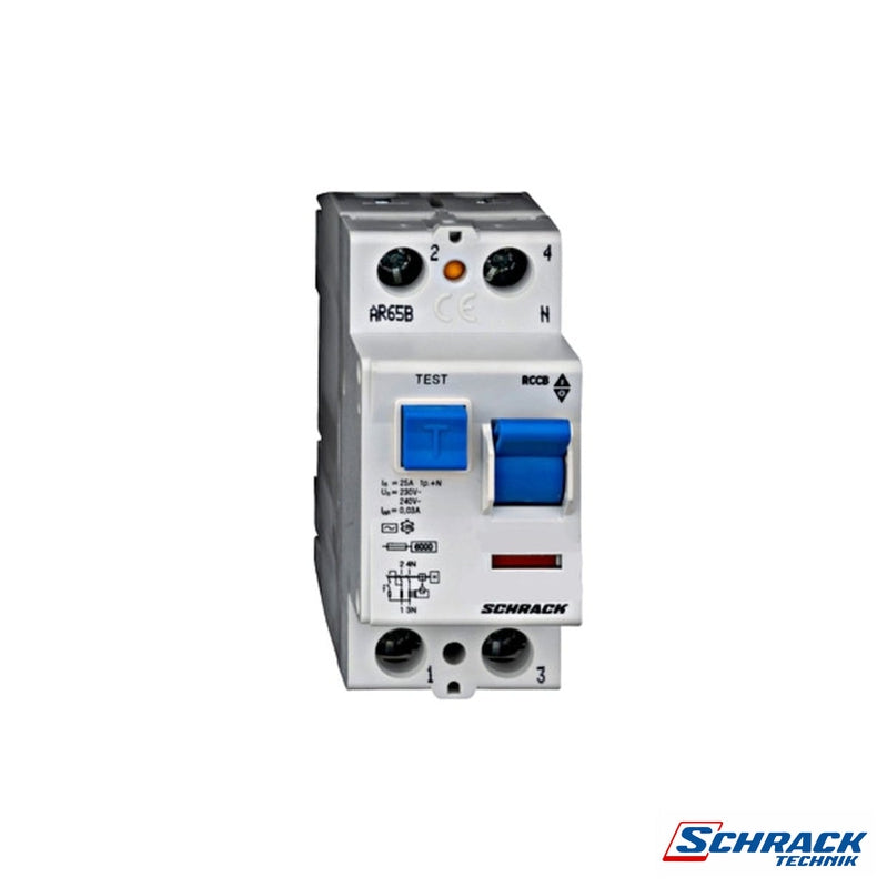 Residual Current Circuit Breaker 80A, 2-Pole, 30mA, type ACPower & Electrical SuppliesSchrack - Industrial RangeBC008203--